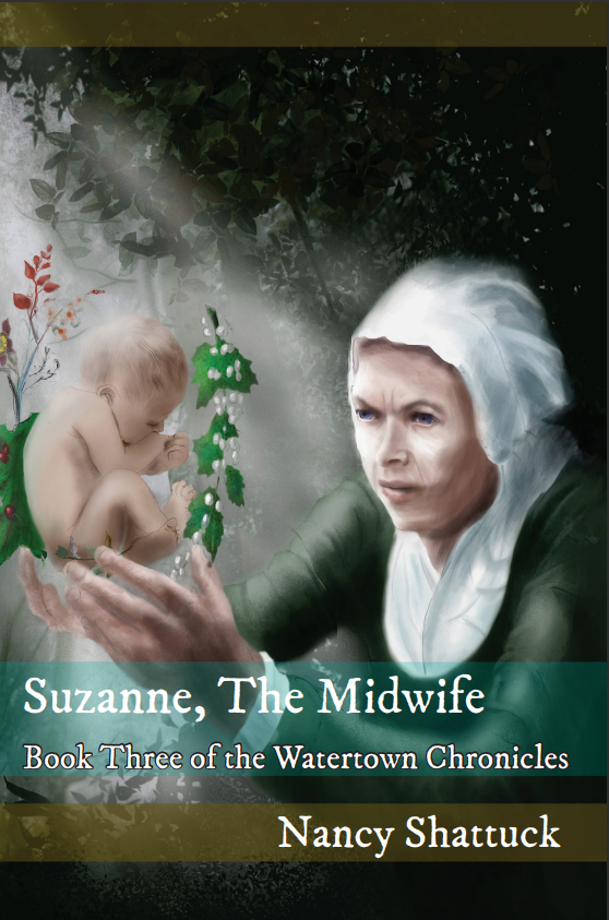 Suzanne learns midwifery from two women: a midwife and an Algonquian shaman. 